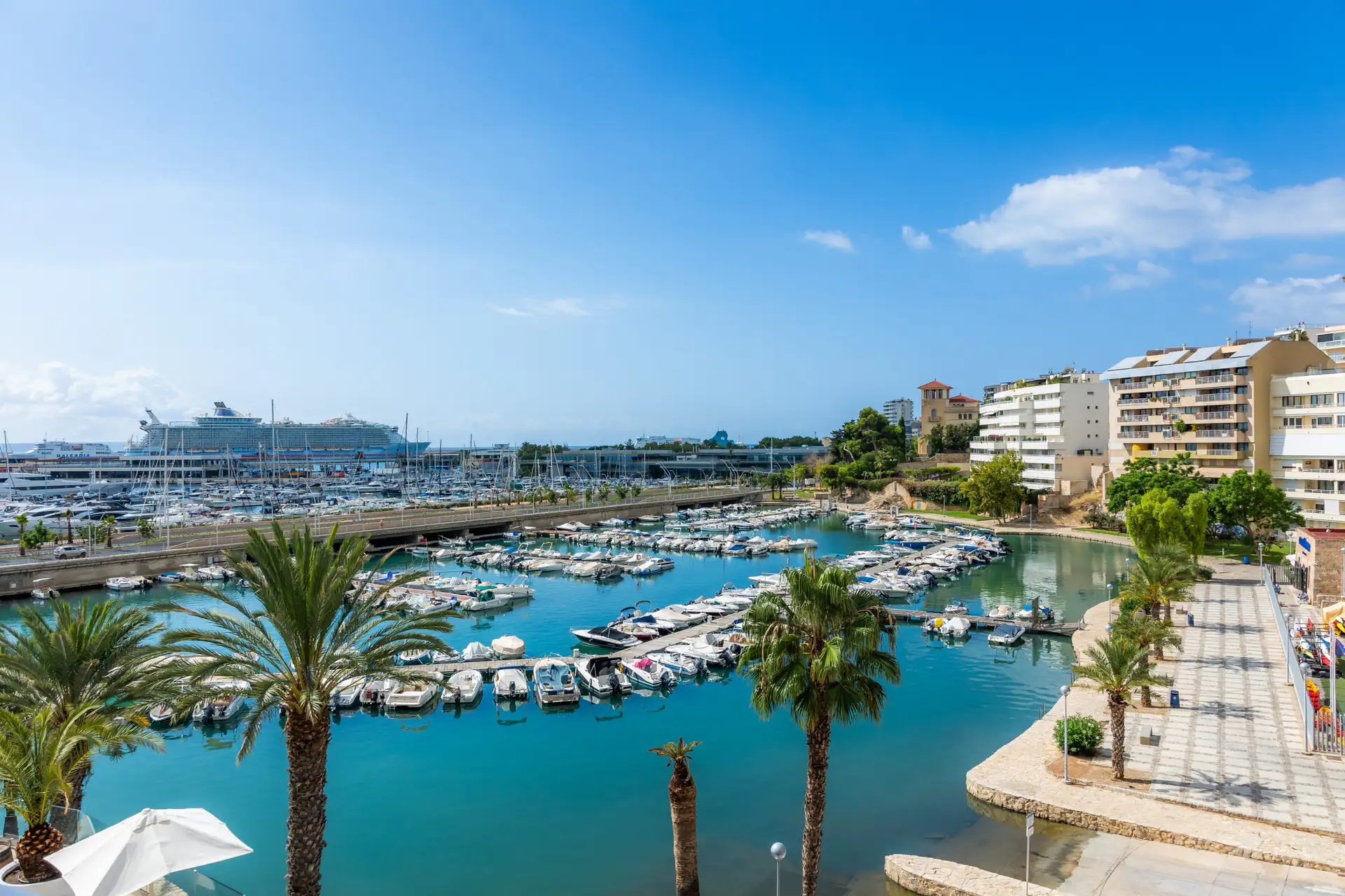 Marina de Can Bàrbara en Palma de Mallorca, zona del activo en puesta en valor