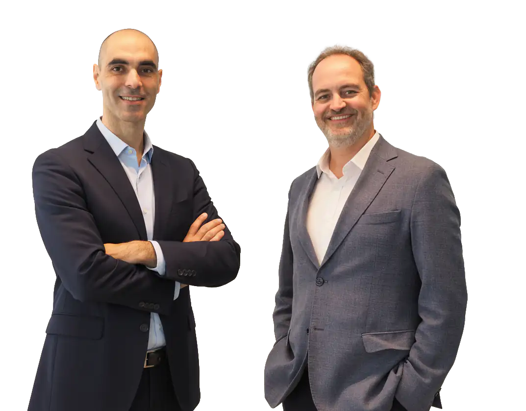 José Luis Alzaga and Luciano Carrascosa, founders of Alquiler Riesgo Zero