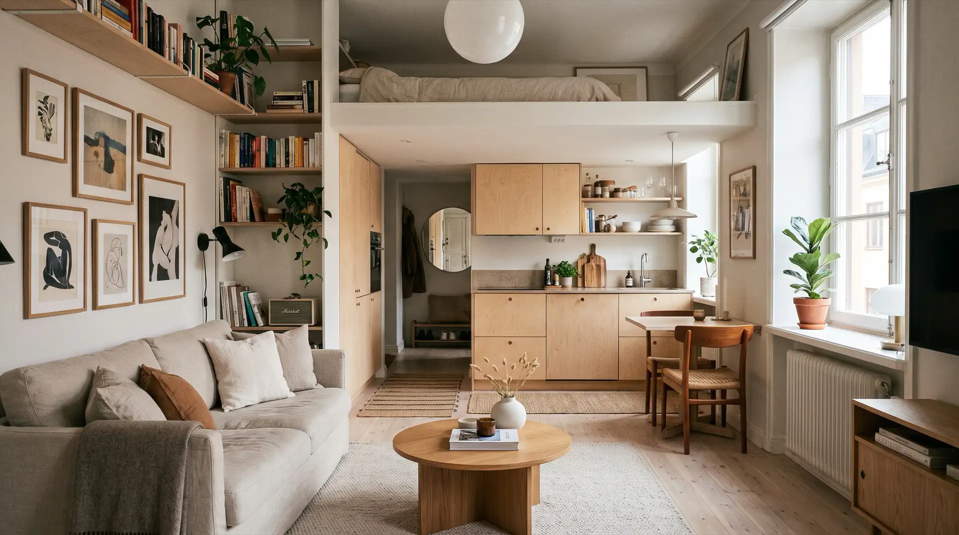 Interior de un piso en Palma de Mallorca