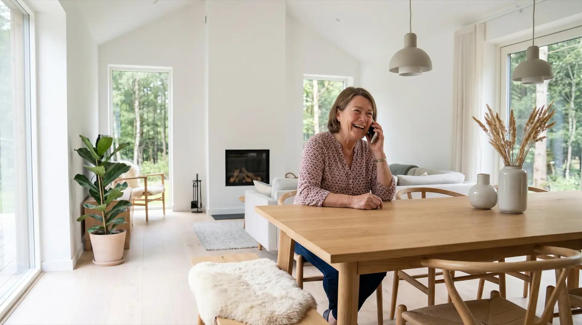 Propietaria gestionando su vivienda de Mallorca desde la distancia